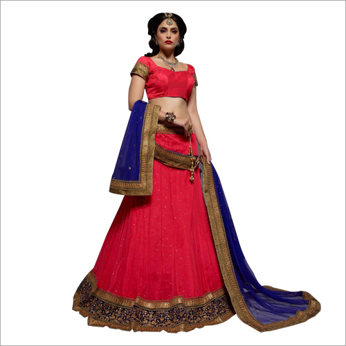 Lehenga Choli Decoration Material: Laces