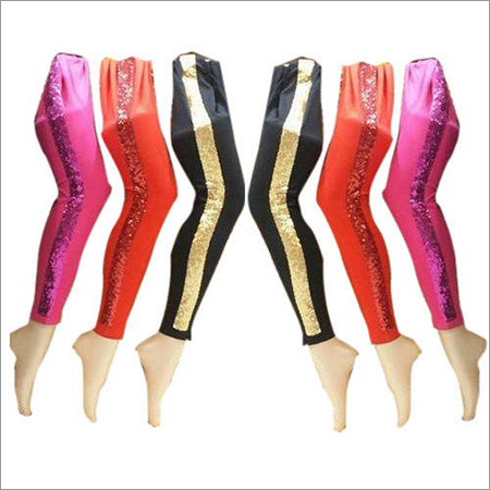 Ladies Fancy Leggings Decoration Material: Cloths