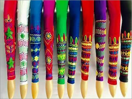 Embroidery Leggings Decoration Material: Cloths