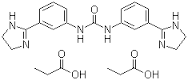 Imidocarb Dipropionate C25H32N6O5