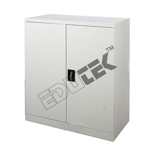 Storage Cabinets - Zinc Steel 915x459x1220mm White Powder Coated Finish | Compliance with DSEAR2002 2 Shelves Three-Way Locking Handle