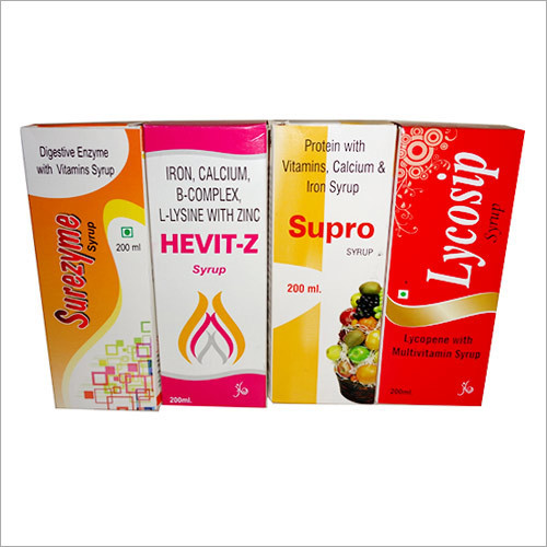 Surezyme, Hevit-Z, Supro, Lycosip Syrup