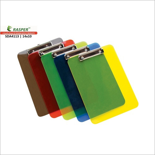 Acrylic Clipboard Exam Pad Manufacturer & Supplier