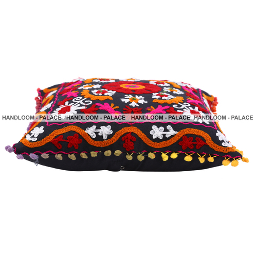 Embroidered Cotton Cushion Cover