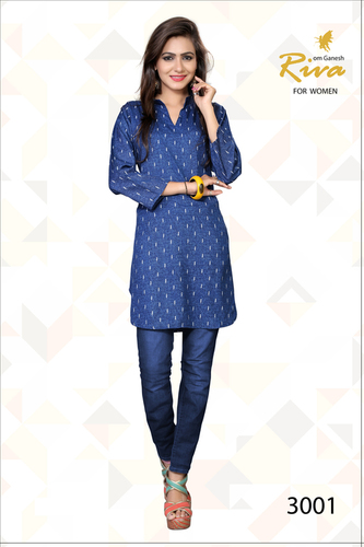 Sky Blue Latest Cotton Printed Catalog Wholesale