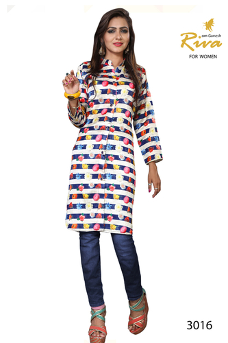 Mix Color Cotton Kurtis Catalog Gujarat