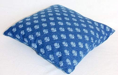 Block Print Indigo Cushion Covers