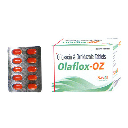 Olaflox-OZ - Ofloxacin 200mg + Ornidazole 500mg Tablet, Blister Pack | Antibacterial, Broad-Spectrum, Fast Relief