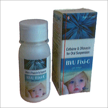 BVU Foxi C - Cefixime IP 50 mg, Ofloxacin IP 50 mg, 30 ml Oral Suspension | Antibiotic for Bacterial Infections