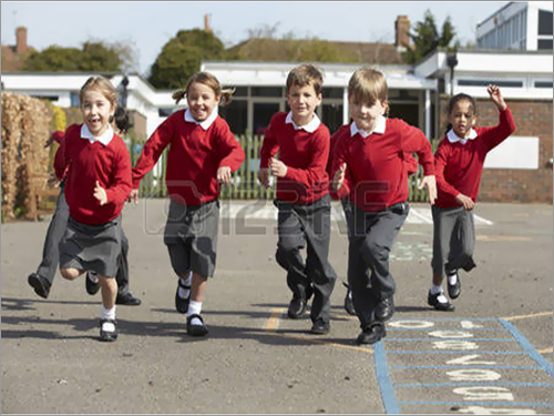 School Dress - Polyester, Multiple Sizes, Red | Durable Fabric, Comfortable Fit, Breathable Material, Machine Washable, Easy Care