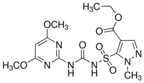 Pyrazosulfuron-ethyl C14h18n6o7s