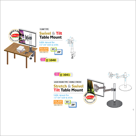 Stretch & Swivel Tilt Table Mount