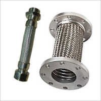 Silver And Grey Flexible Metallic Pump Connector