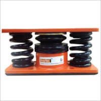 Black And Orange Spring Viscous Damper