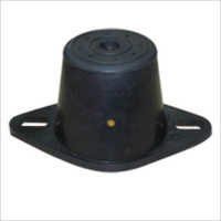Rubber Turret Mount - Rubber, Black, Round Head, Equal Shape, Polished Finish | Anti-Corrosion, Smooth Operation, Easy Installation, Durable Life, High Performance