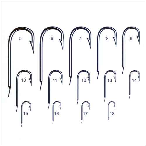 Round Bent Extra Strong Hooks 1987-Flatted