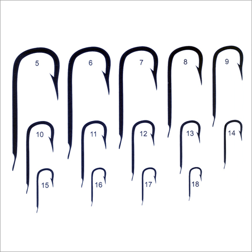 Round Bent Hooks 1960-Flatted