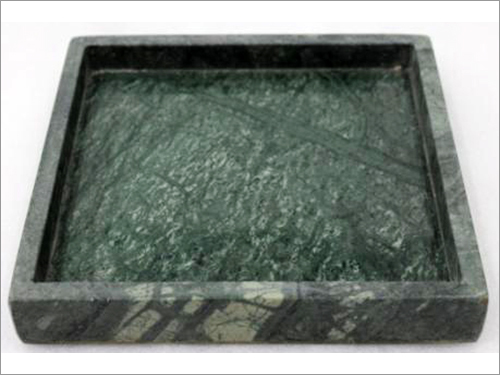 Serving Tray - Marble, 10x10x2 Inches, Green | Elegant Design, Durable, Lightweight, Easy Cleaning