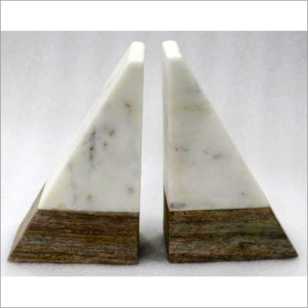 Marble Bookends