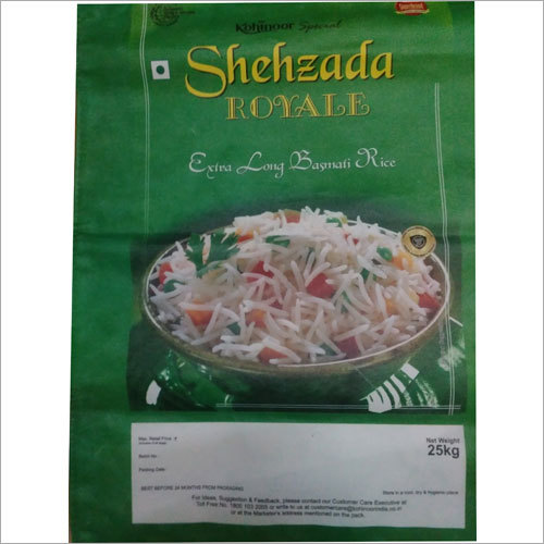 Printed Rice Packaging Bag