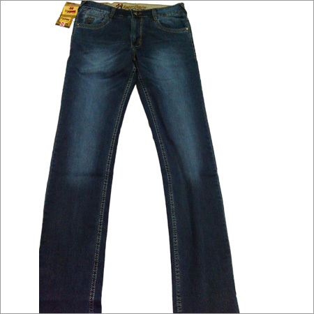 Mens Stretchable Blue Jeans