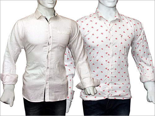 Slim Fit Printed Casual Shirts