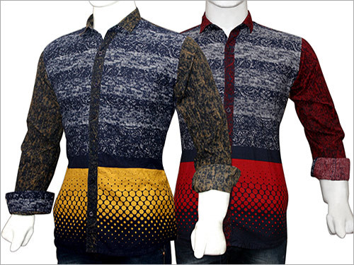 Slim Fit Dyed Shirt With Elbow Patches