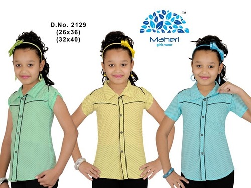 GIRLS TOP - Cotton Printed Summer Style | Modern Design for Young Fashionistas, Comfortable Fit for Warm Weather Outings