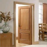 Hard Wood Door - Solid Wood Frame, 36-50mm Thick, Brown Finish | Maintenance-free, Thermal Efficiency, Enhanced Resistance To Warping