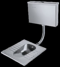 Stainless Steel S.S Cistern With Dual Flush Intern