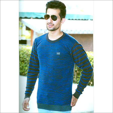 Mens Flat Knit Full Sleeves T-Shirt