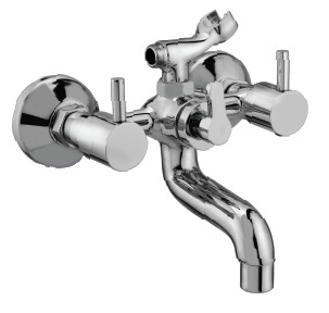 Polished Tap Series Wall Mixer With Crutch