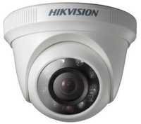 Hikvision Ds-2ce56c0t-irp Hd720p Dome Camera - 1mp Cmos Sensor, Up To 20m Ir Distance, True Day/night Dnr, Smart Ir Technology, 3.6mm Lens, 720p@30fps Output