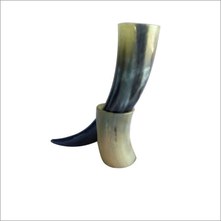 Drinking Horn With Horn Stands