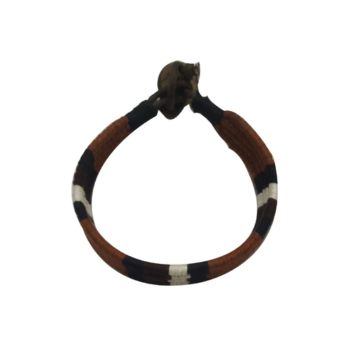Brown Men's Leather Bracelet