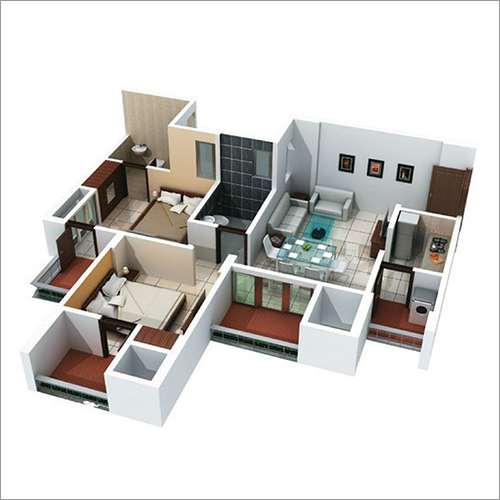 2BHK Flat-965 SFT