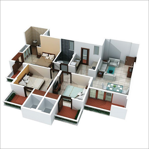 3BHK Flat-1290 SFT