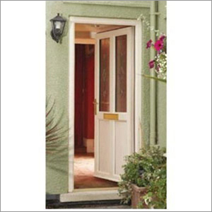 White Pvc Glazed Door