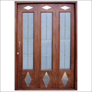 Pvc Wooden Wire Mesh Door Application: Office
