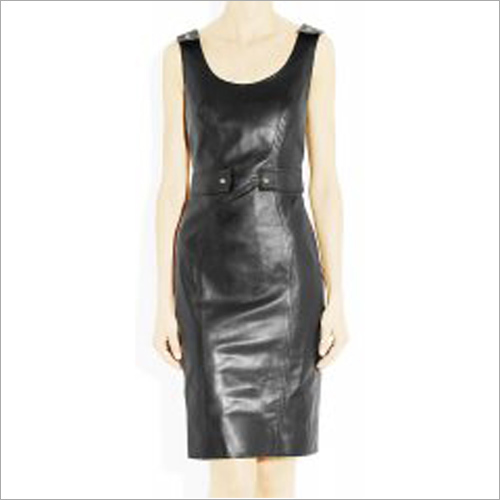 Trendy Leather Dress