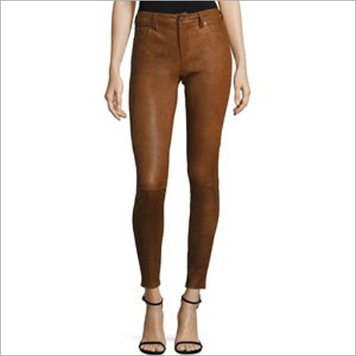 Ladies Leather Pant