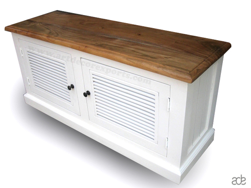 Natural Finish Mango Wood Cabinet