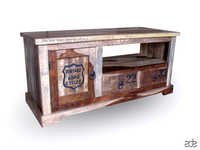 Sheesham Wood Vintage TV Cabinet