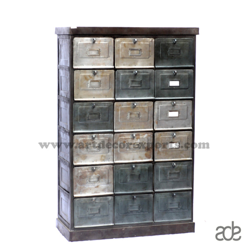 Powder Coat Iron Drawer Chest