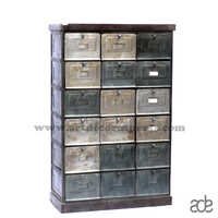 Powder Coat Iron Drawer Chest