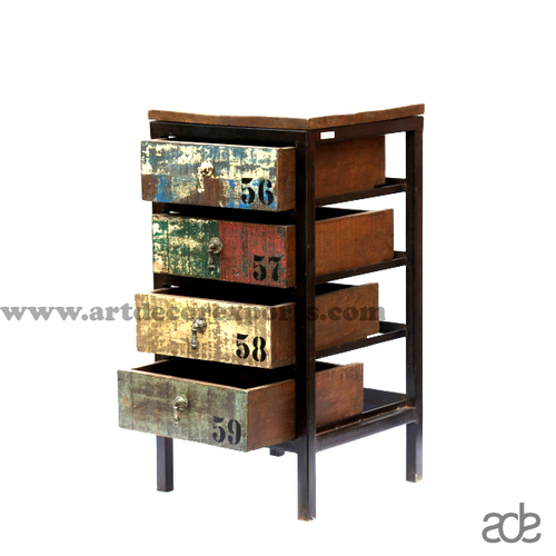 Painted Finish Antique Drawer Chest