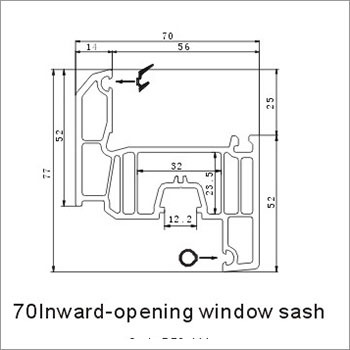 70 Inward Opening Window Sash