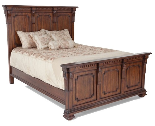 Crafted Rustic Brown "Vintage Look" Double Bed