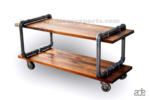 Natural Metal Coffee Table