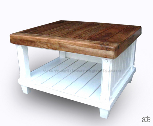 White Painted Rosewood Coffee Table